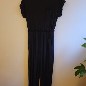 Black Jersey Jumpsuit